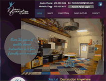 Tablet Screenshot of danceconnectionbymichelle.com